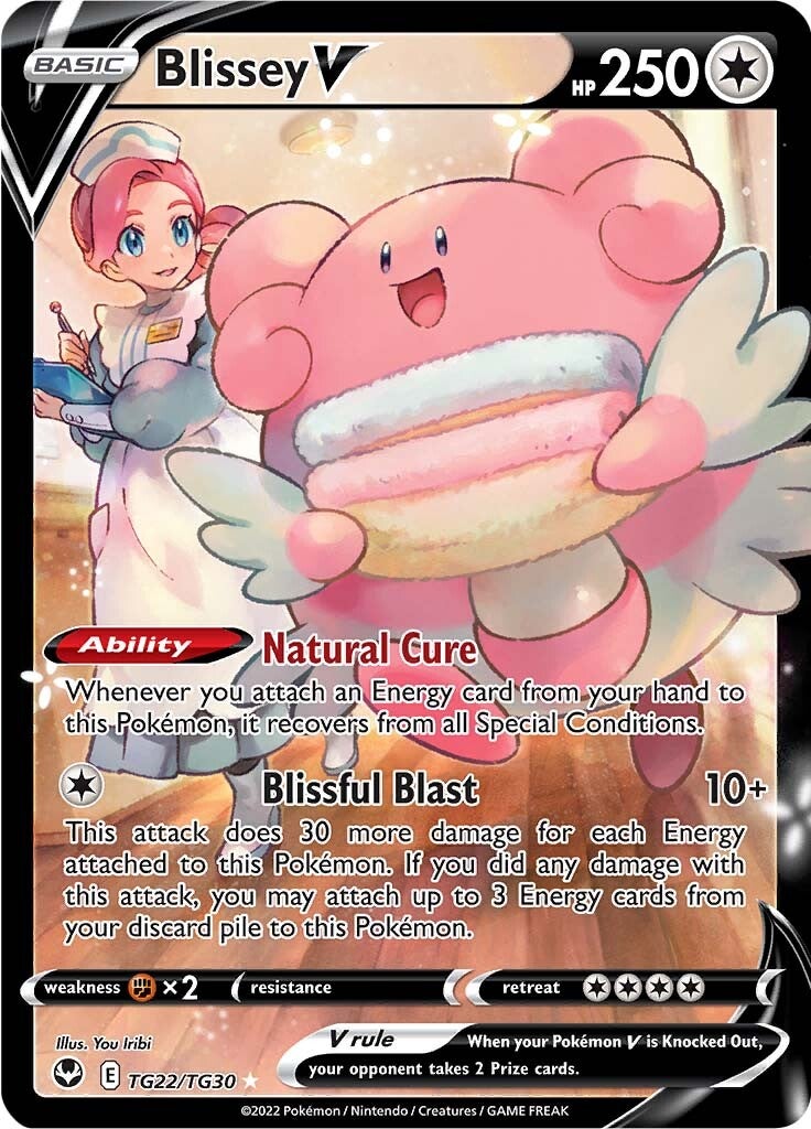 Blissey V (TG22/TG30) [Sword & Shield: Silver Tempest] | Anubis Games and Hobby