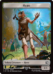 Hero (0002) // Knight Double-Sided Token [FINAL FANTASY Tokens] | Anubis Games and Hobby