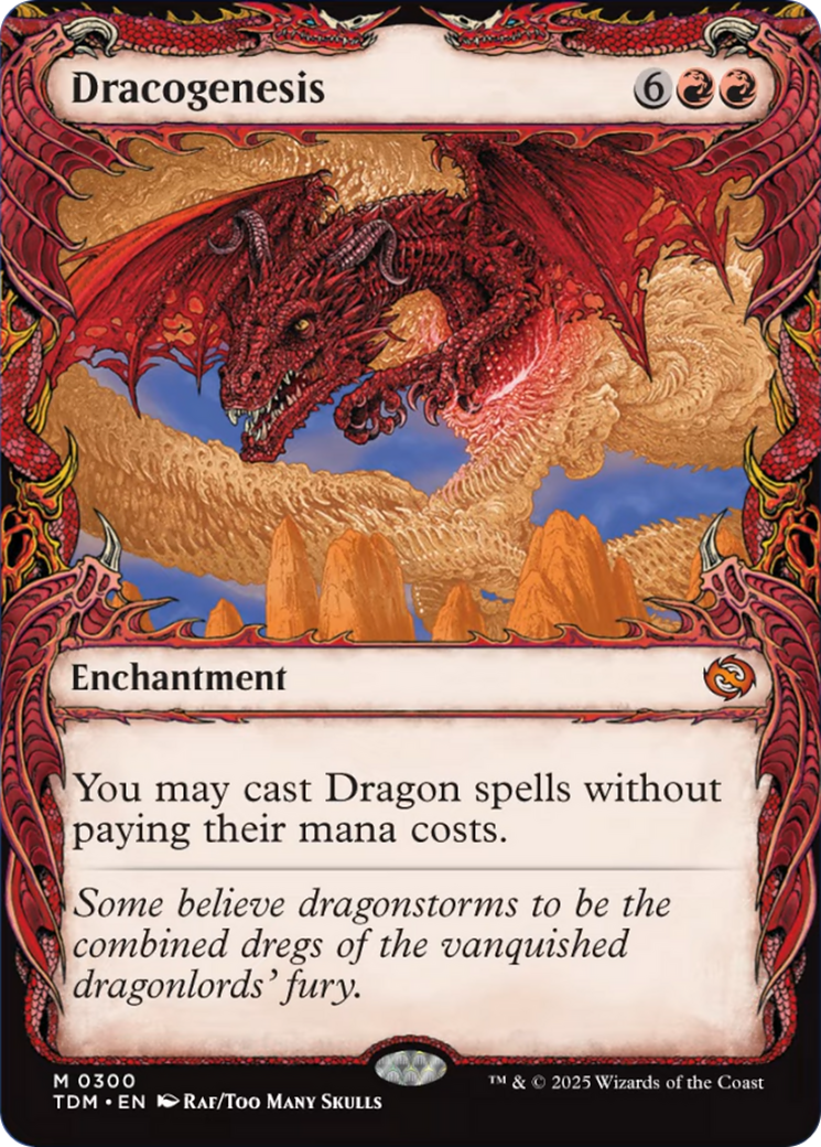 Dracogenesis (0300) (Showcase) [Tarkir: Dragonstorm] | Anubis Games and Hobby