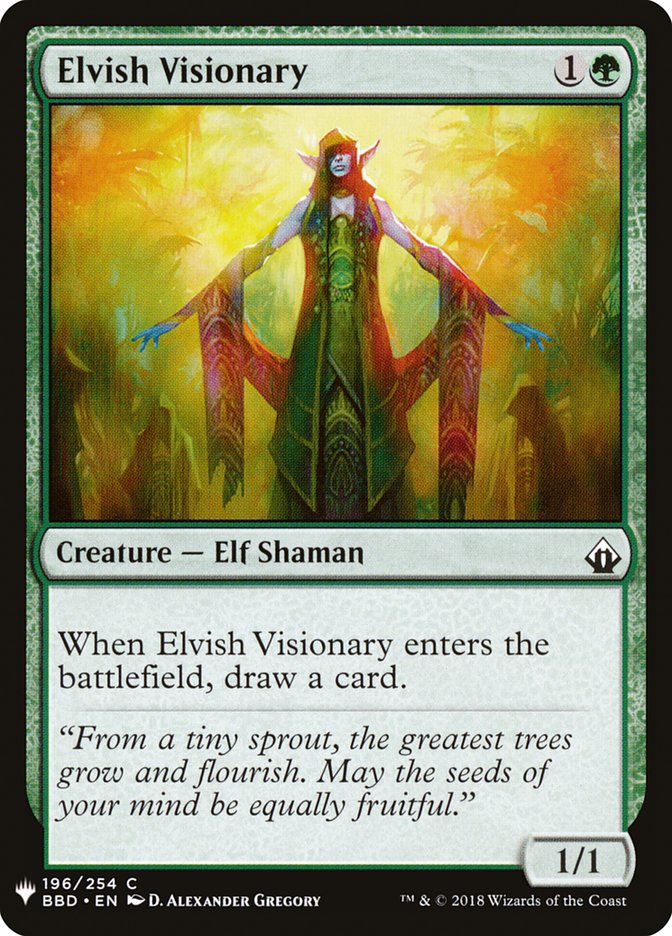 Elvish Visionary [Mystery Booster] | Anubis Games and Hobby