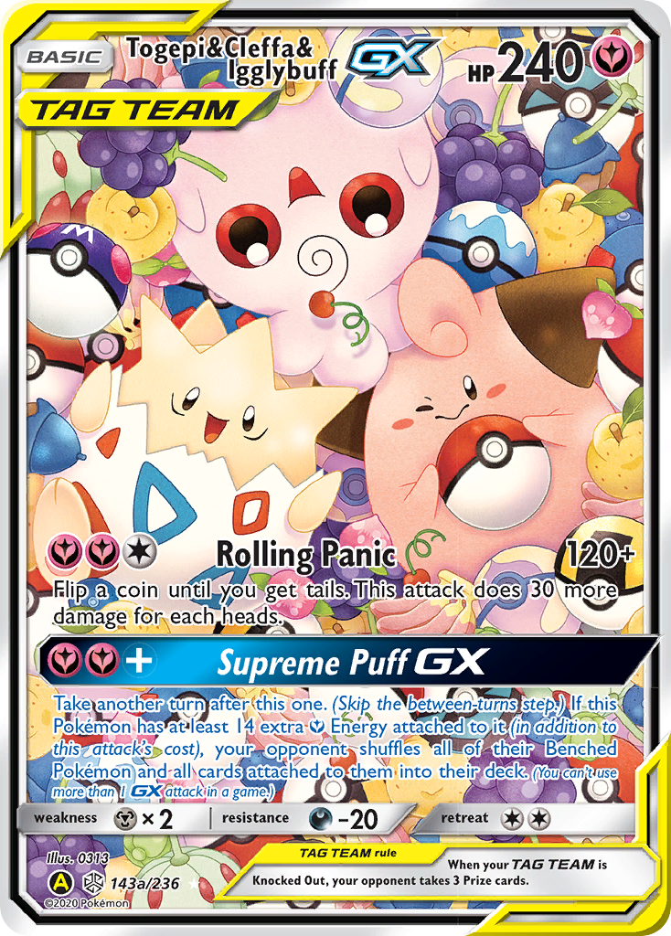 Togepi & Cleffa & Igglybuff GX (143a/236) [Alternate Art Promos] | Anubis Games and Hobby