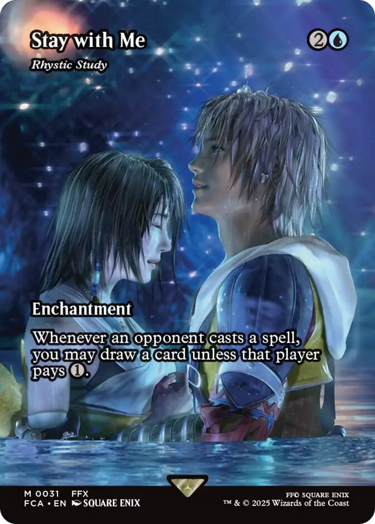 Stay with Me - Rhystic Study (Showcase) [FINAL FANTASY : Through the Ages] | Anubis Games and Hobby