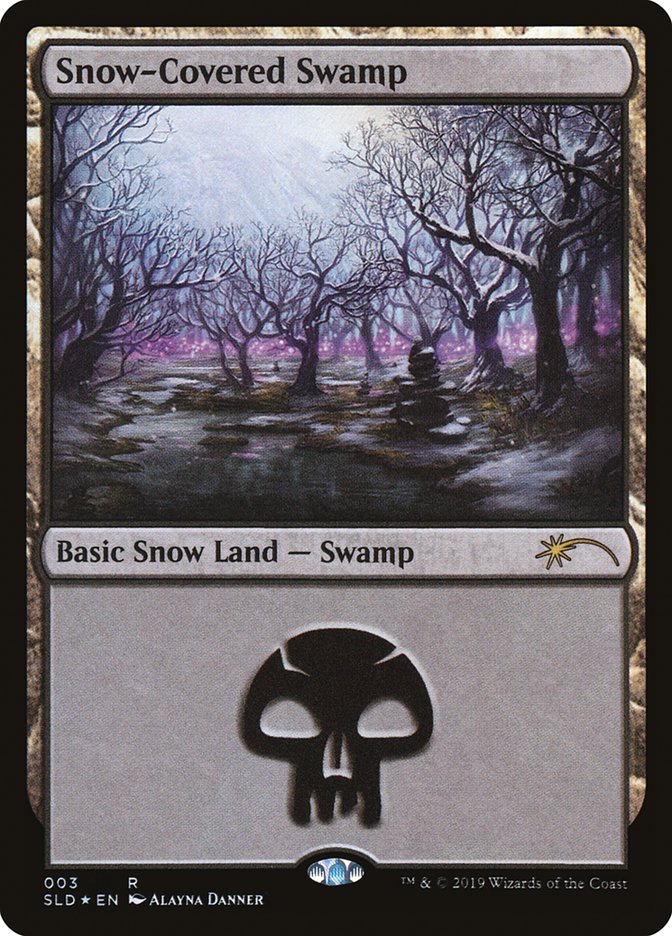 Snow-Covered Swamp (003) [Secret Lair Drop Series] | Anubis Games and Hobby