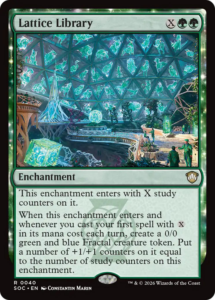 Lattice Library [Secrets of Strixhaven Commander] | Anubis Games and Hobby