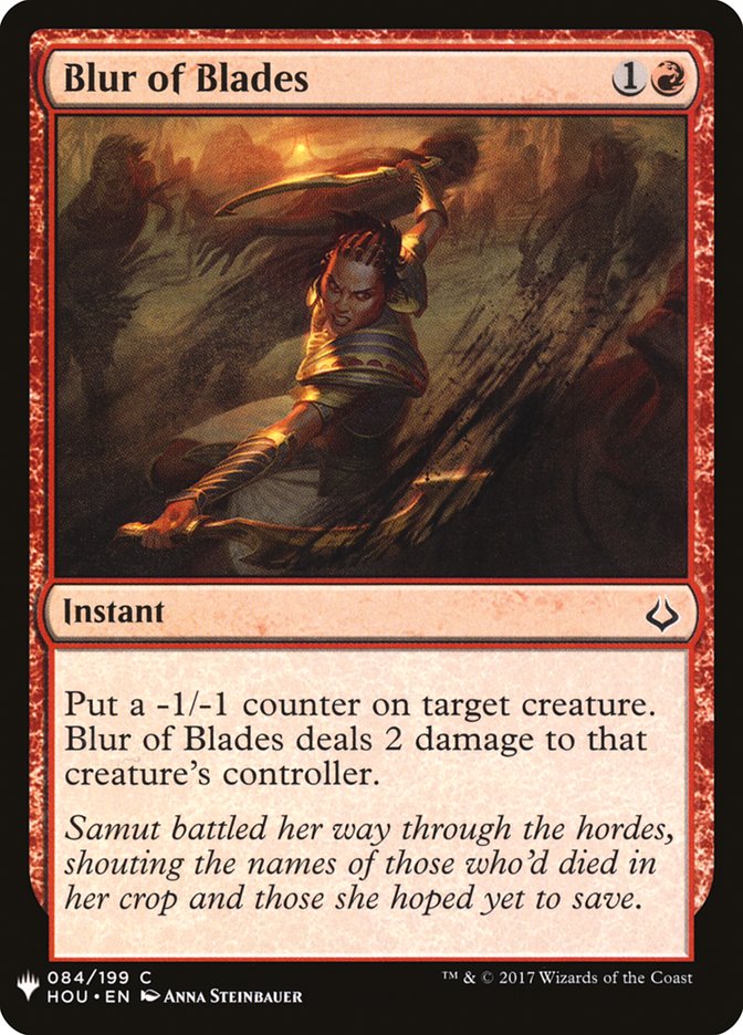 Blur of Blades [Mystery Booster] | Anubis Games and Hobby