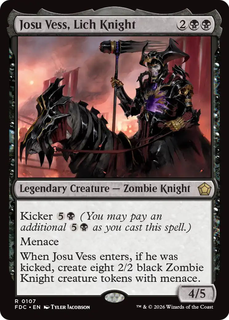 Josu Vess, Lich Knight [Foundations Commander] | Anubis Games and Hobby