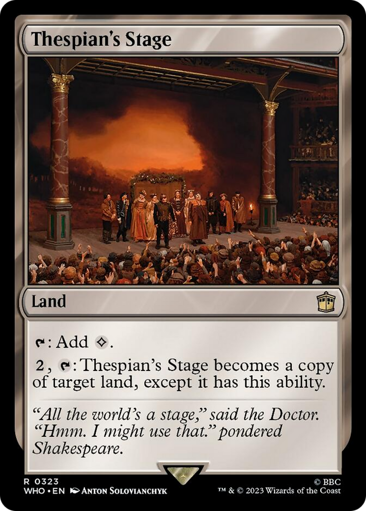 Thespian's Stage [Doctor Who] | Anubis Games and Hobby