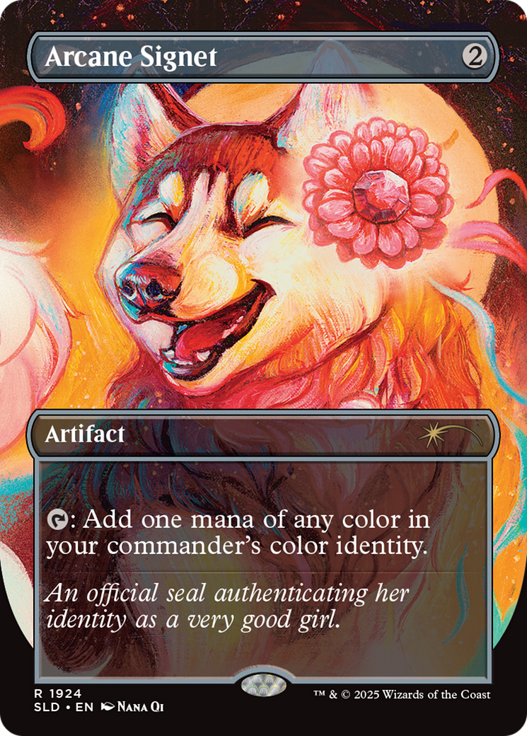 Arcane Signet (1924) (Rainbow Foil) [Secret Lair Drop Series] | Anubis Games and Hobby