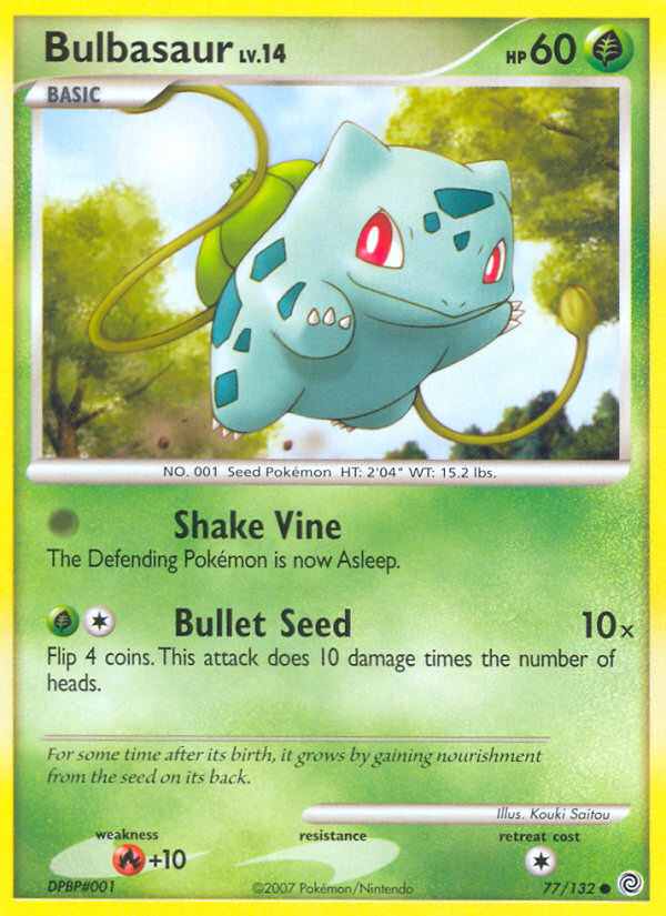 Bulbasaur (77/132) [Diamond & Pearl: Secret Wonders] | Anubis Games and Hobby
