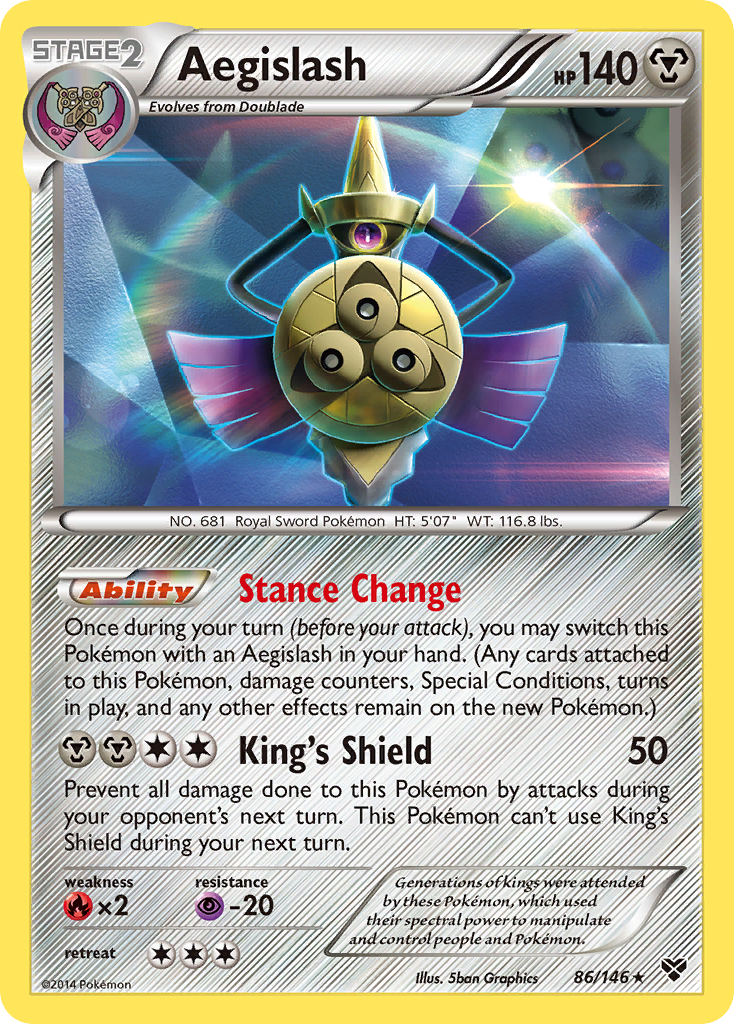 Aegislash (86/146) [XY: Base Set] | Anubis Games and Hobby