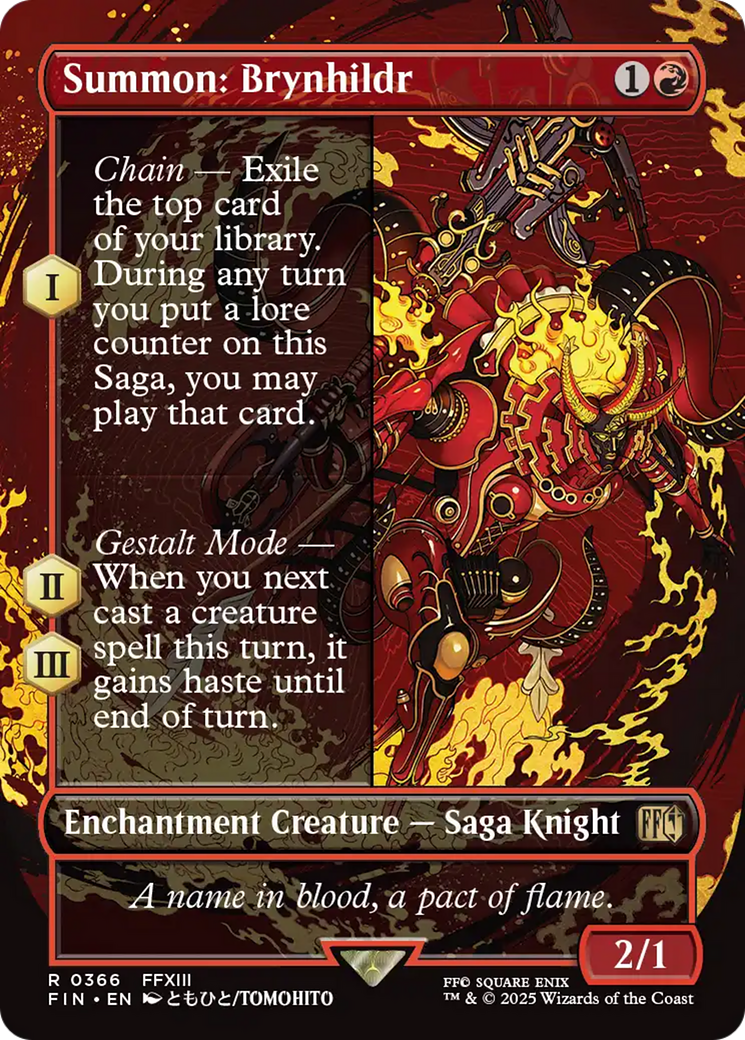 Summon: Brynhildr (Borderless) [FINAL FANTASY] | Anubis Games and Hobby