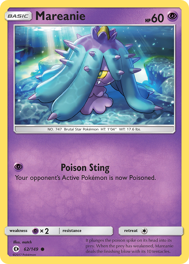 Mareanie (62/149) [Sun & Moon: Base Set] | Anubis Games and Hobby