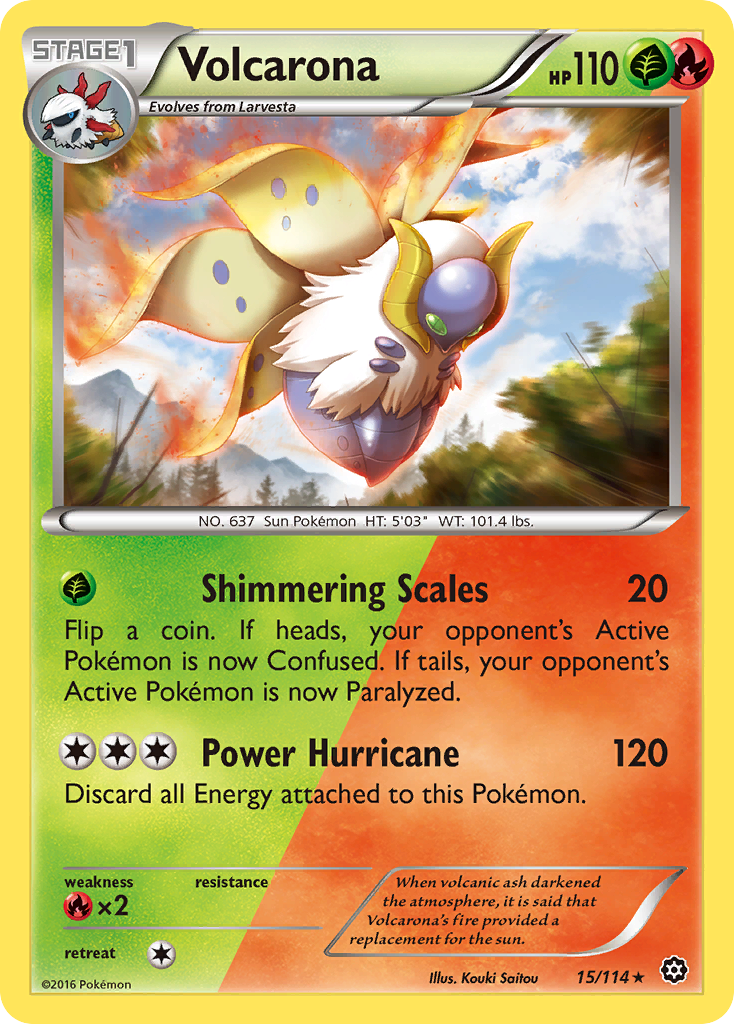 Volcarona (15/114) [XY: Steam Siege] | Anubis Games and Hobby