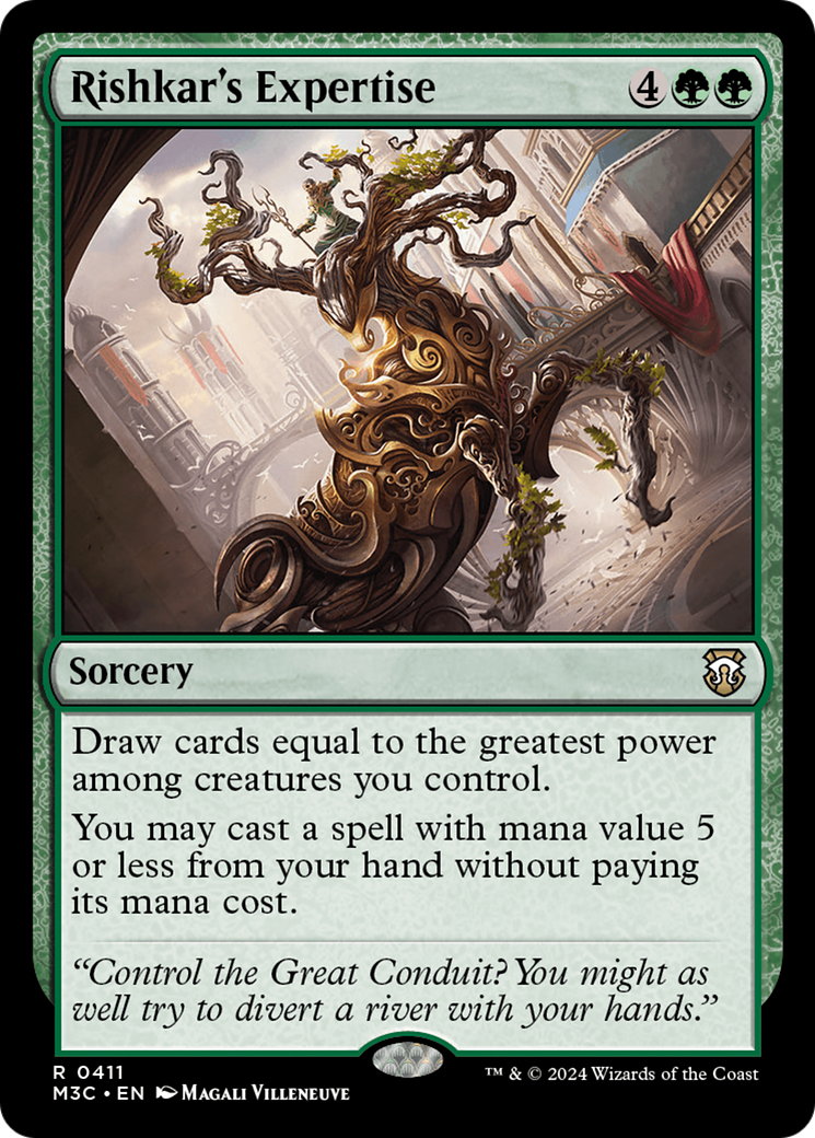 Rishkar's Expertise (Ripple Foil) [Modern Horizons 3 Commander] | Anubis Games and Hobby