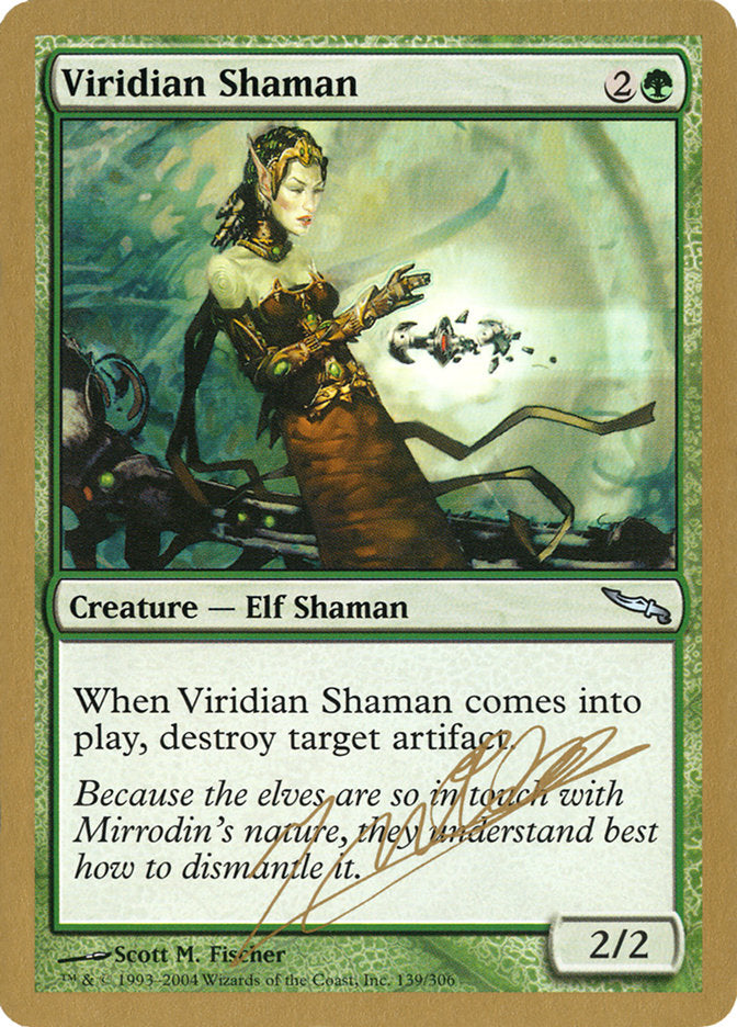 Viridian Shaman (Julien Nuijten) [World Championship Decks 2004] | Anubis Games and Hobby