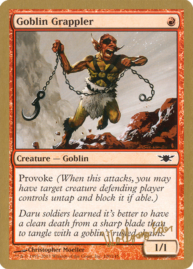 Goblin Grappler (Wolfgang Eder) [World Championship Decks 2003] | Anubis Games and Hobby