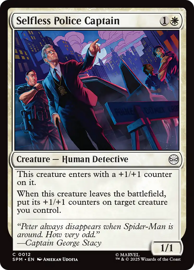 Selfless Police Captain [Marvel's Spider-Man] | Anubis Games and Hobby