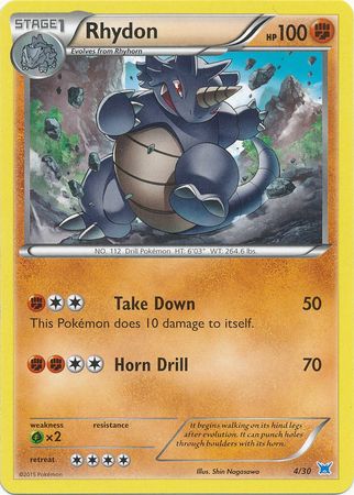 Rhydon (4/30) [XY: Trainer Kit 2 - Latios] | Anubis Games and Hobby