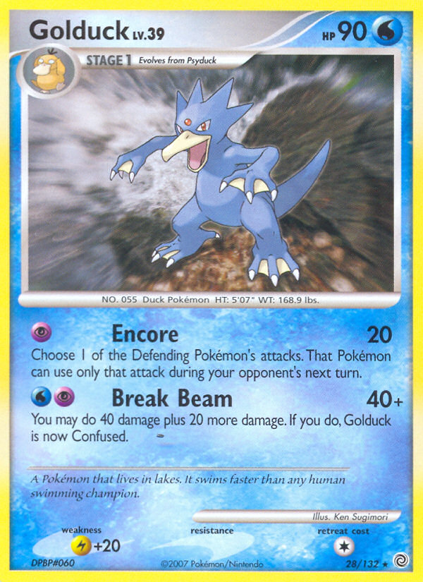 Golduck (28/132) [Diamond & Pearl: Secret Wonders] | Anubis Games and Hobby