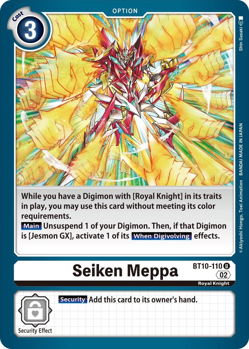 Seiken Meppa [BT10-110] [Xros Encounter] | Anubis Games and Hobby