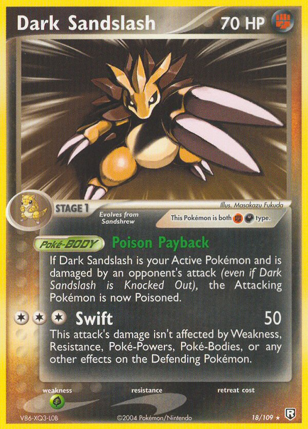 Dark Sandslash (18/109) [EX: Team Rocket Returns] | Anubis Games and Hobby