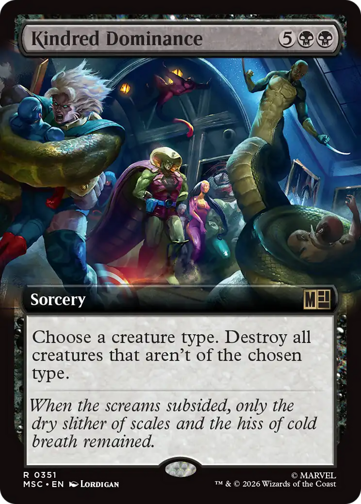 Kindred Dominance (Extended Art) [Marvel Super Heroes Commander] | Anubis Games and Hobby