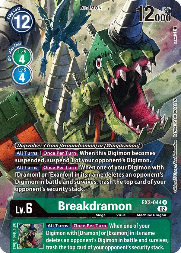 Breakdramon [EX3-044] (Alternate Art) [Draconic Roar] | Anubis Games and Hobby