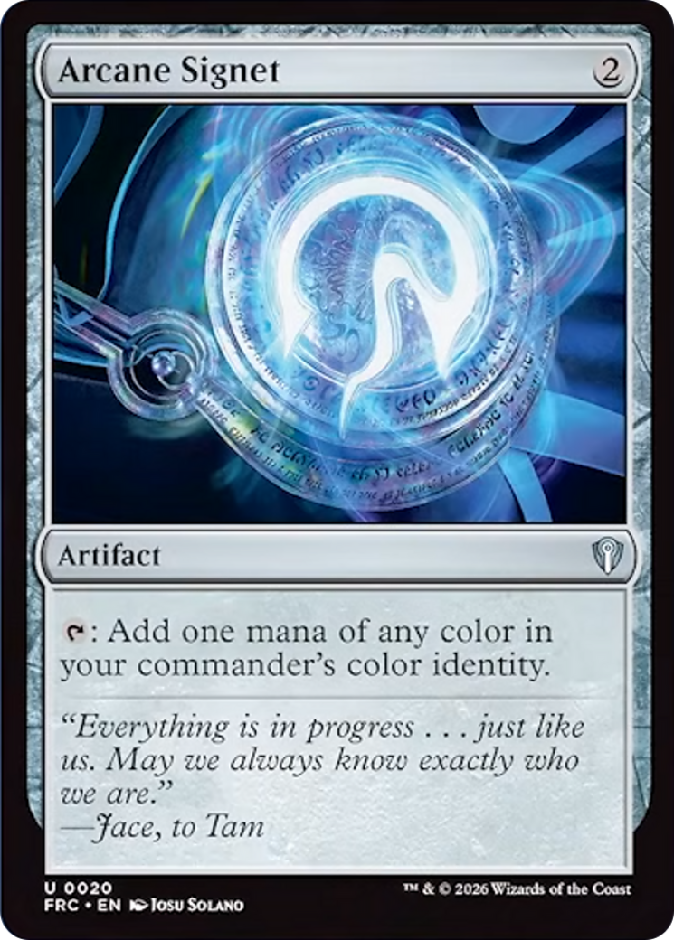 Arcane Signet [Reality Fracture Commander] | Anubis Games and Hobby