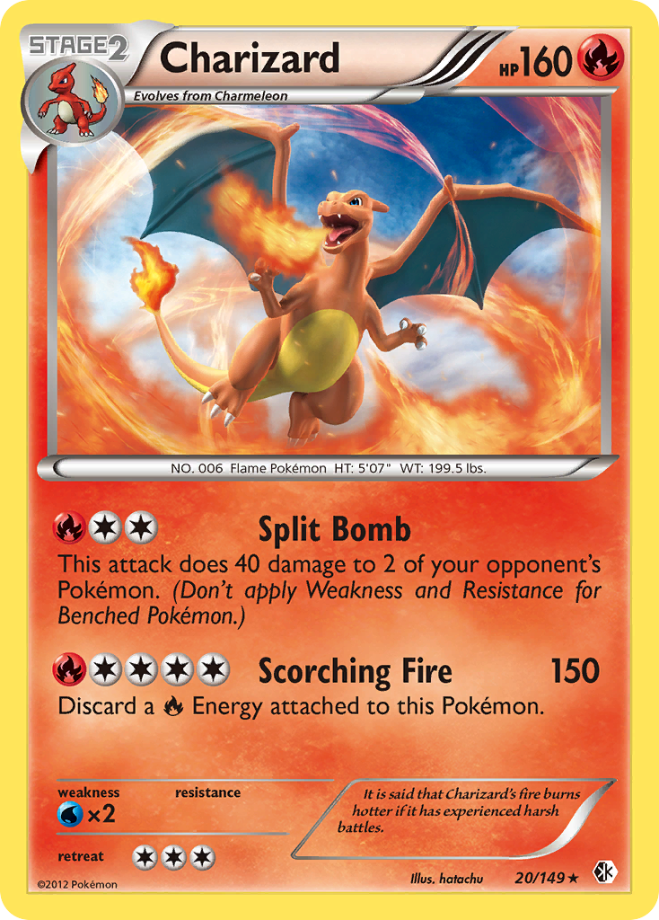 Charizard (20/149) [Black & White: Boundaries Crossed] | Anubis Games and Hobby