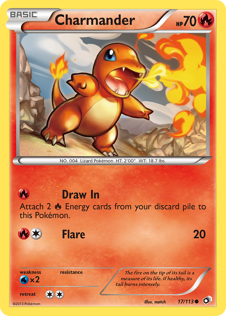 Charmander (17/113) [Black & White: Legendary Treasures] | Anubis Games and Hobby