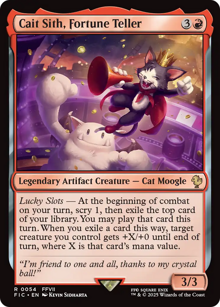 Cait Sith, Fortune Teller [FINAL FANTASY Commander] | Anubis Games and Hobby