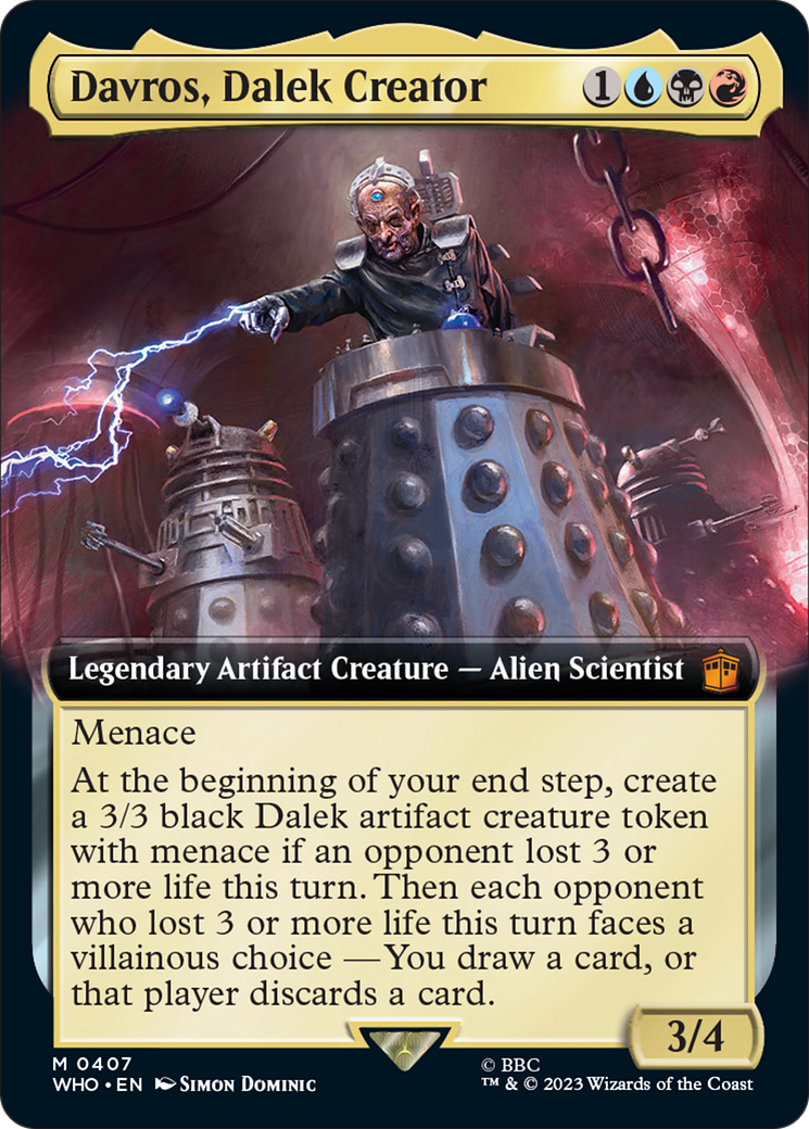 Davros, Dalek Creator (Extended Art) [Doctor Who] | Anubis Games and Hobby