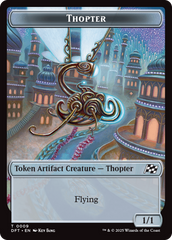 Thopter (0009) // Treasure Double-Sided Token [Aetherdrift Tokens] | Anubis Games and Hobby