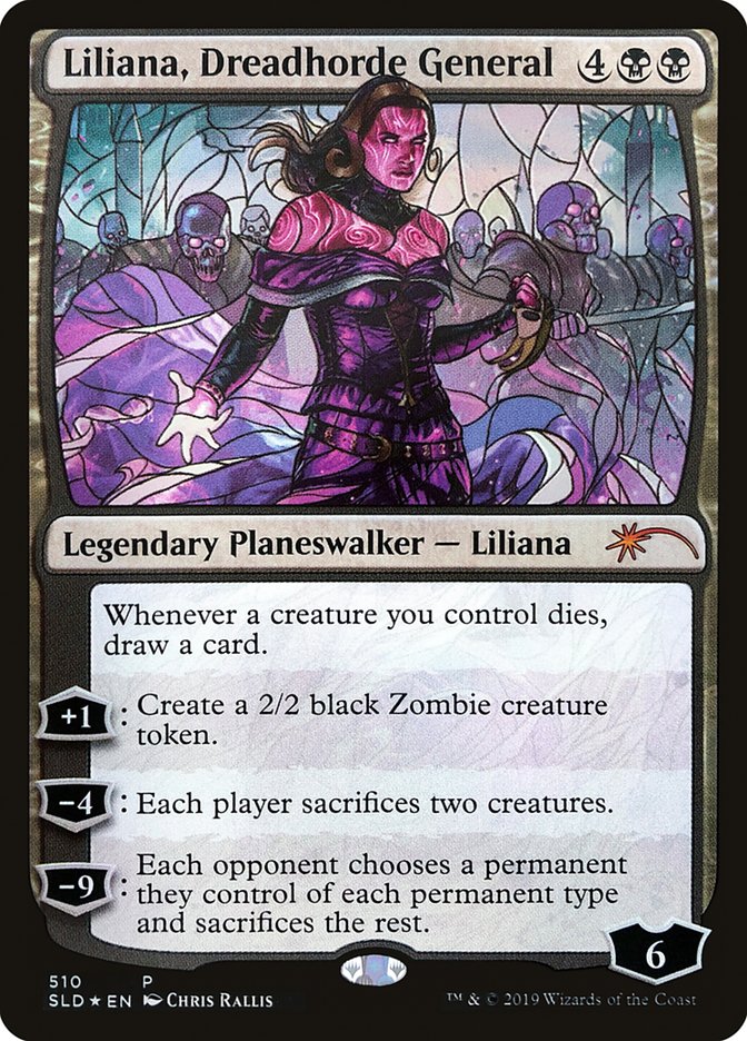 Liliana, Dreadhorde General (Stained Glass) [Secret Lair Drop Promos] | Anubis Games and Hobby