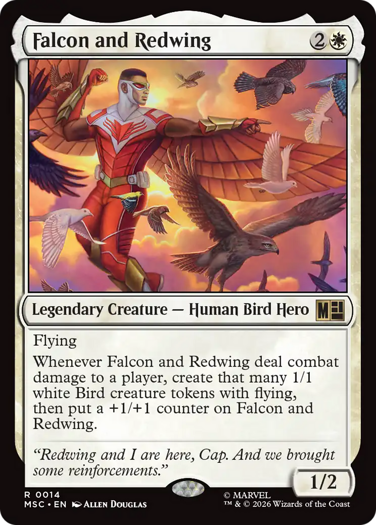 Falcon and Redwing [Marvel Super Heroes Commander] | Anubis Games and Hobby