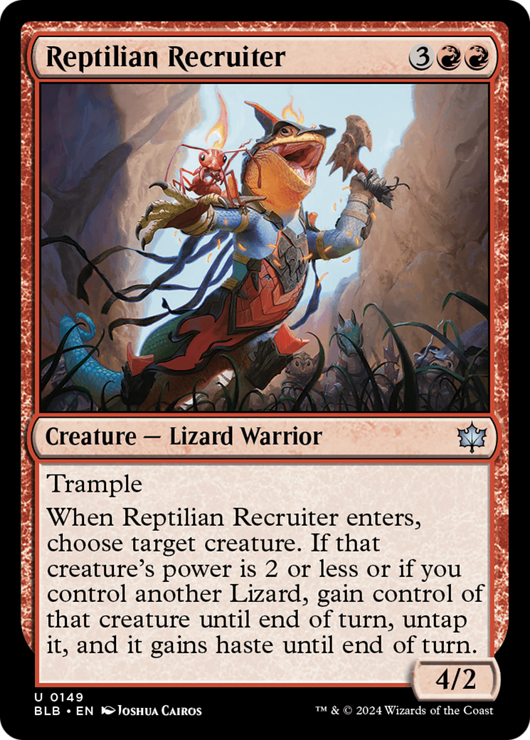 Reptilian Recruiter [Bloomburrow] | Anubis Games and Hobby