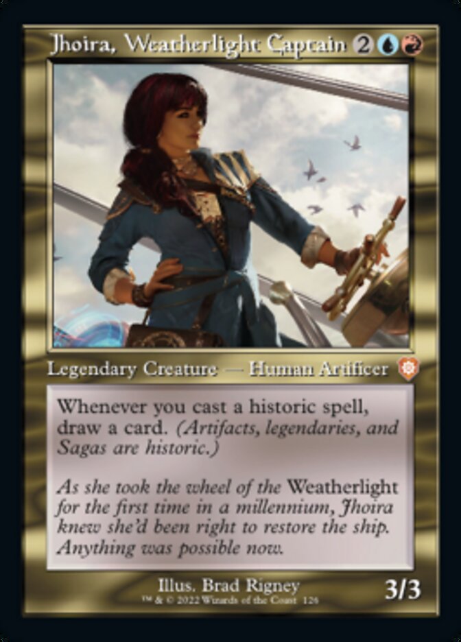 Jhoira, Weatherlight Captain (Retro) [The Brothers' War Commander] | Anubis Games and Hobby