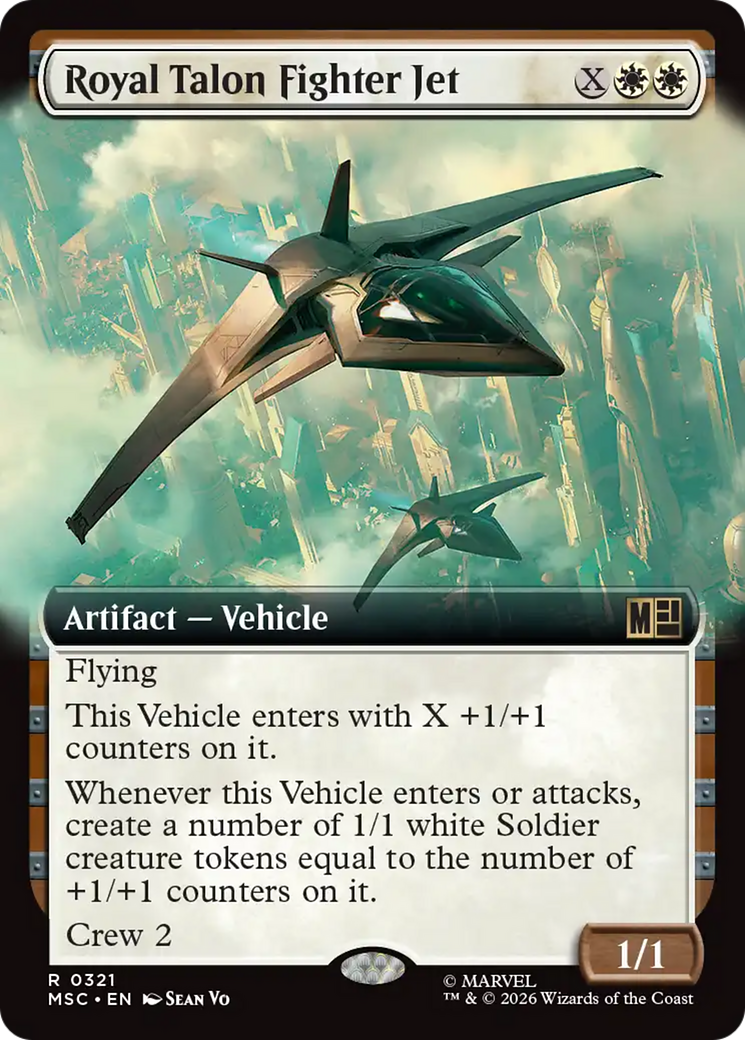 Royal Talon Fighter Jet (Extended Art) [Marvel Super Heroes Commander] | Anubis Games and Hobby