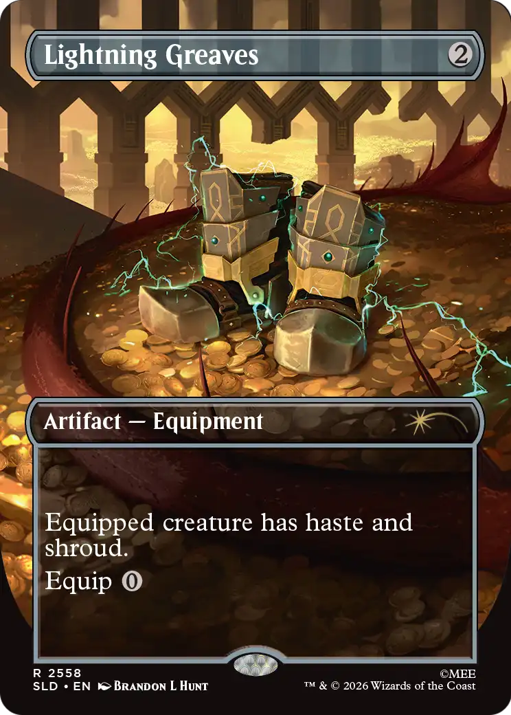 Lightning Greaves (2558) [Secret Lair Drop Series] | Anubis Games and Hobby