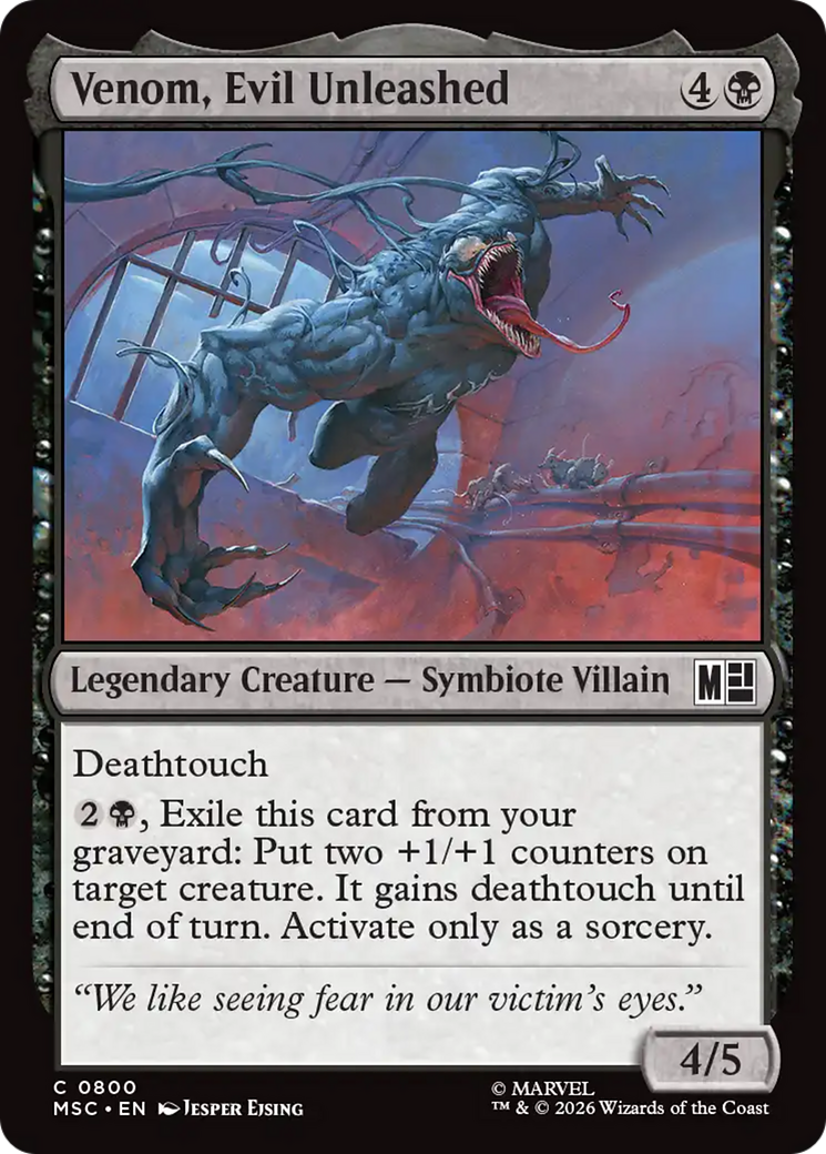 Venom, Evil Unleashed [Marvel Super Heroes Commander] | Anubis Games and Hobby