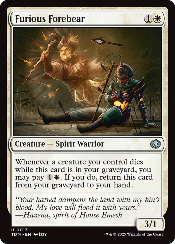 Furious Forebear [Tarkir: Dragonstorm] | Anubis Games and Hobby