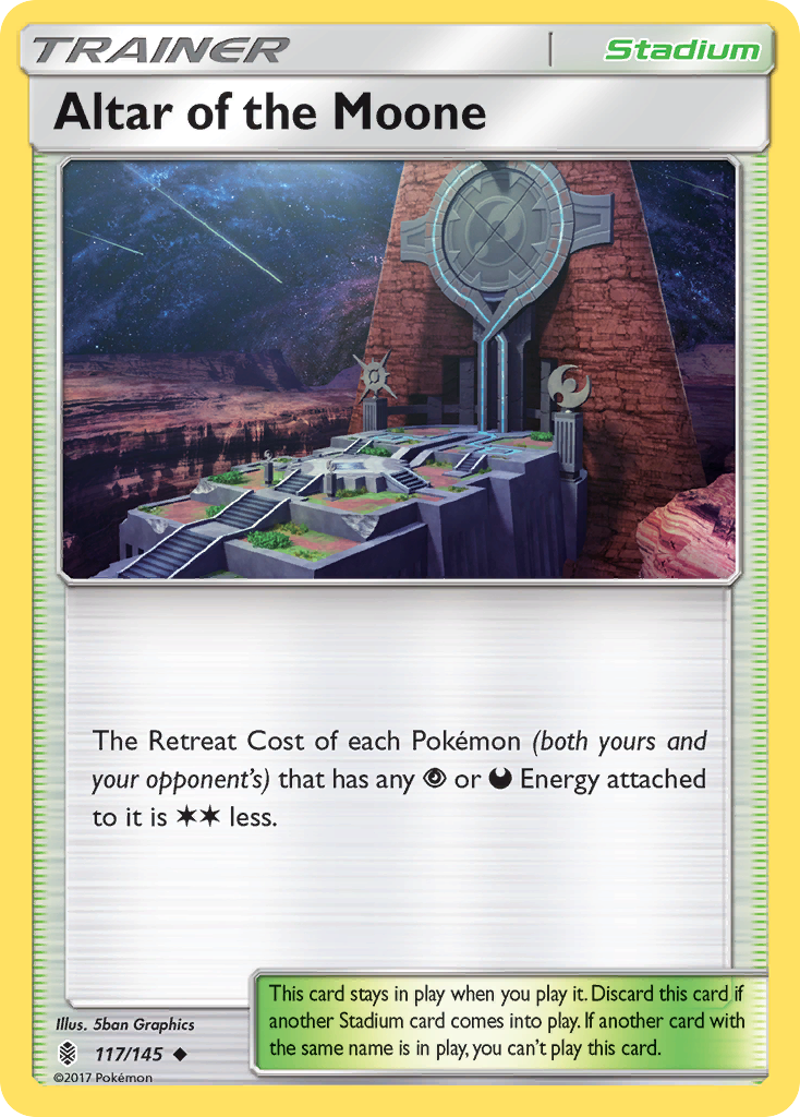 Altar of the Moone (117/145) [Sun & Moon: Guardians Rising] | Anubis Games and Hobby