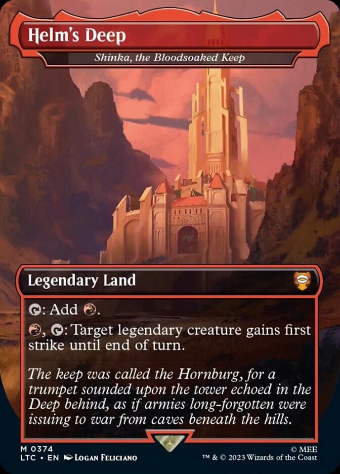 Helm's Deep - Shinka, the Bloodsoaked Keep [The Lord of the Rings: Tales of Middle-Earth Commander] | Anubis Games and Hobby