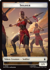 Copy // Soldier Double-Sided Token (Surge Foil) [Marvel Super Heroes Commander Tokens] | Anubis Games and Hobby