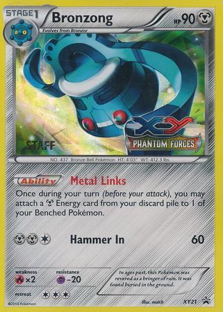 Bronzong (XY21) (Staff) [XY: Black Star Promos] | Anubis Games and Hobby