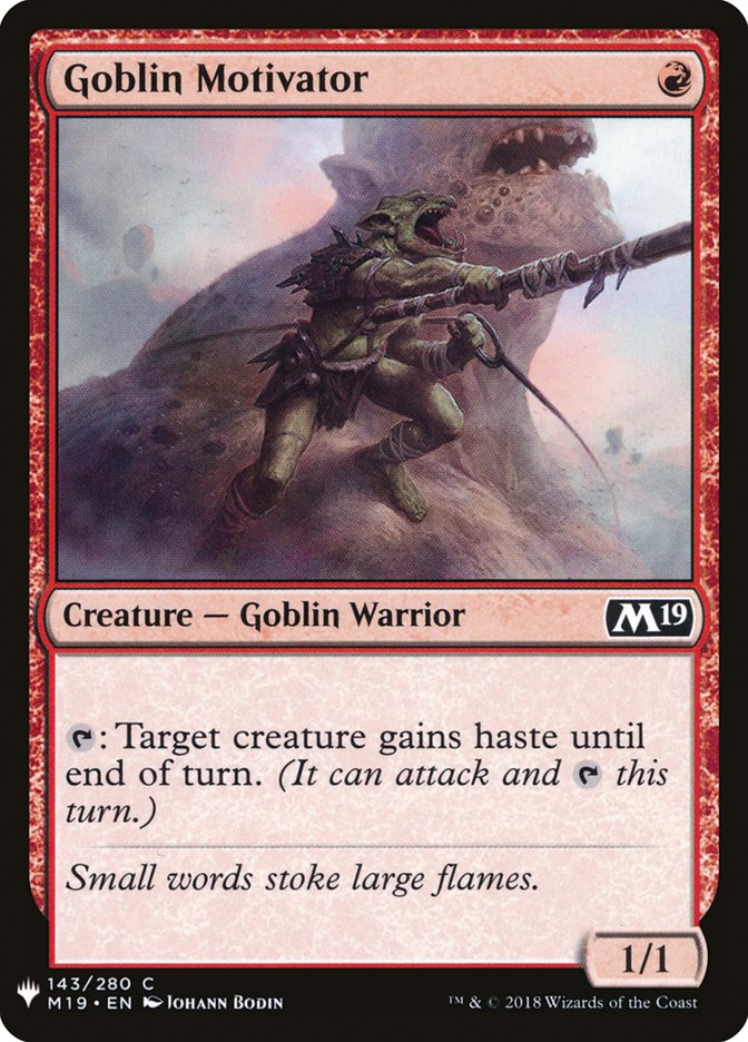 Goblin Motivator [Mystery Booster] | Anubis Games and Hobby