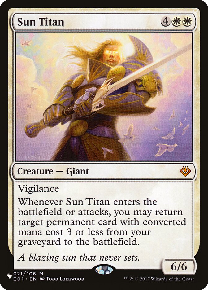 Sun Titan [The List] | Anubis Games and Hobby