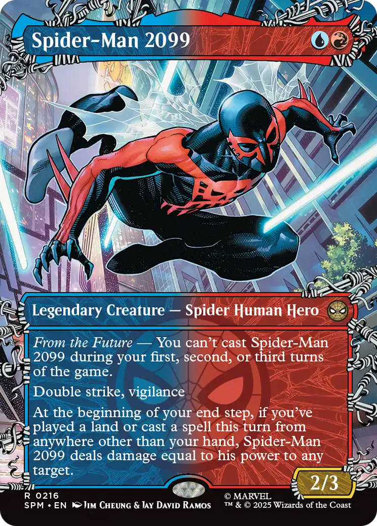 Spider-Man 2099 (0216) (Borderless) [Marvel's Spider-Man] | Anubis Games and Hobby