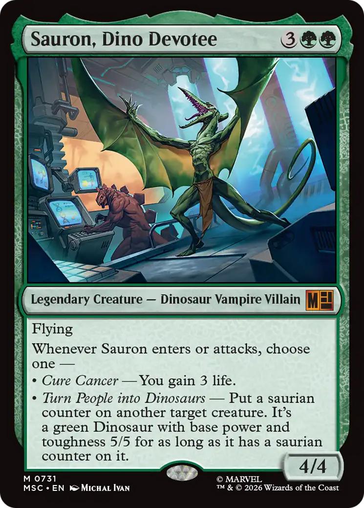 Sauron, Dino Devoteee [Marvel Super Heroes Commander] | Anubis Games and Hobby