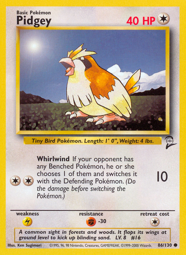 Pidgey (86/130) [Base Set 2] | Anubis Games and Hobby